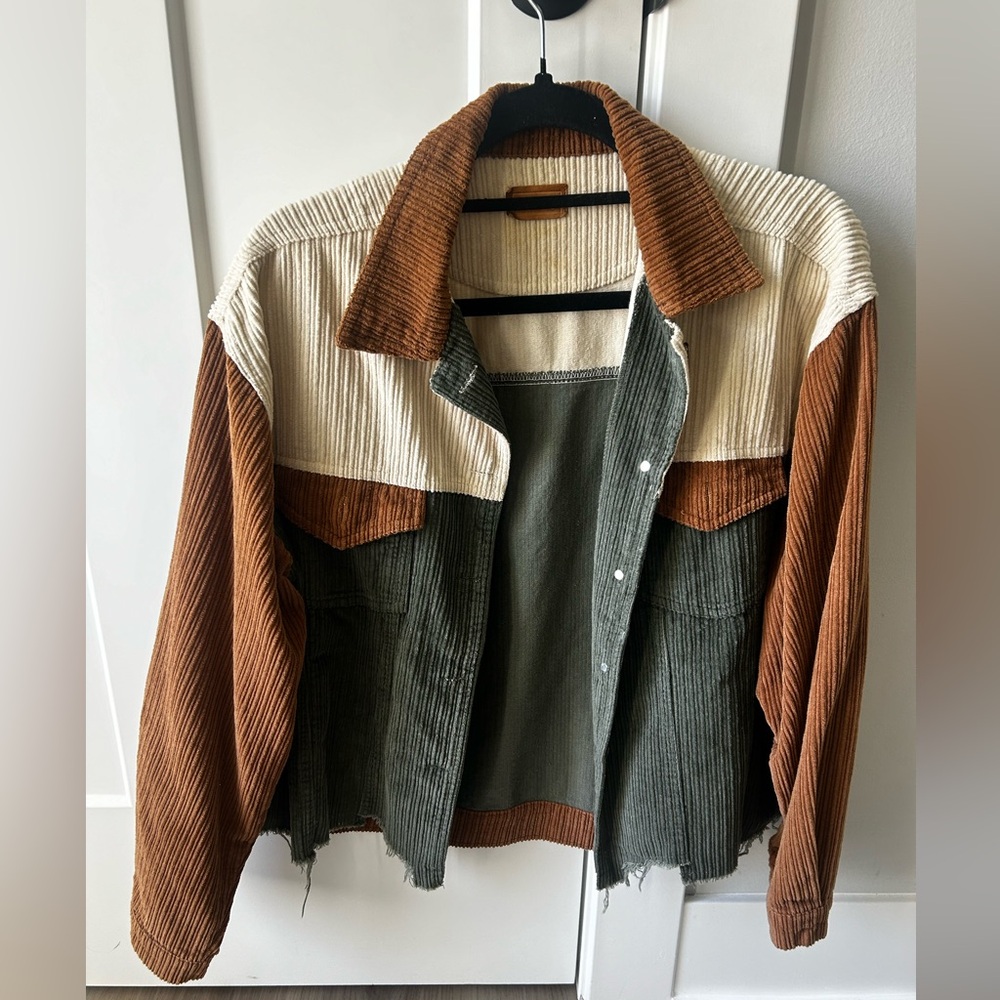Cute, trendy corduroy jacket